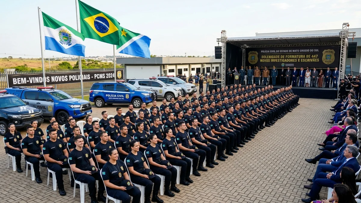 Registro oficial da ocorrência em Campo Grande (MS) — Foto: Divulgação