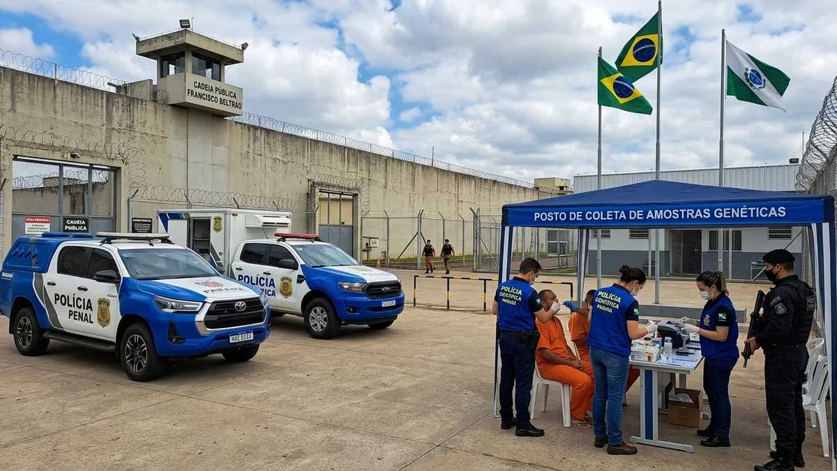 Polícia Penal e Científica alcançam 100% na coleta de perfis genéticos em Francisco Beltrão