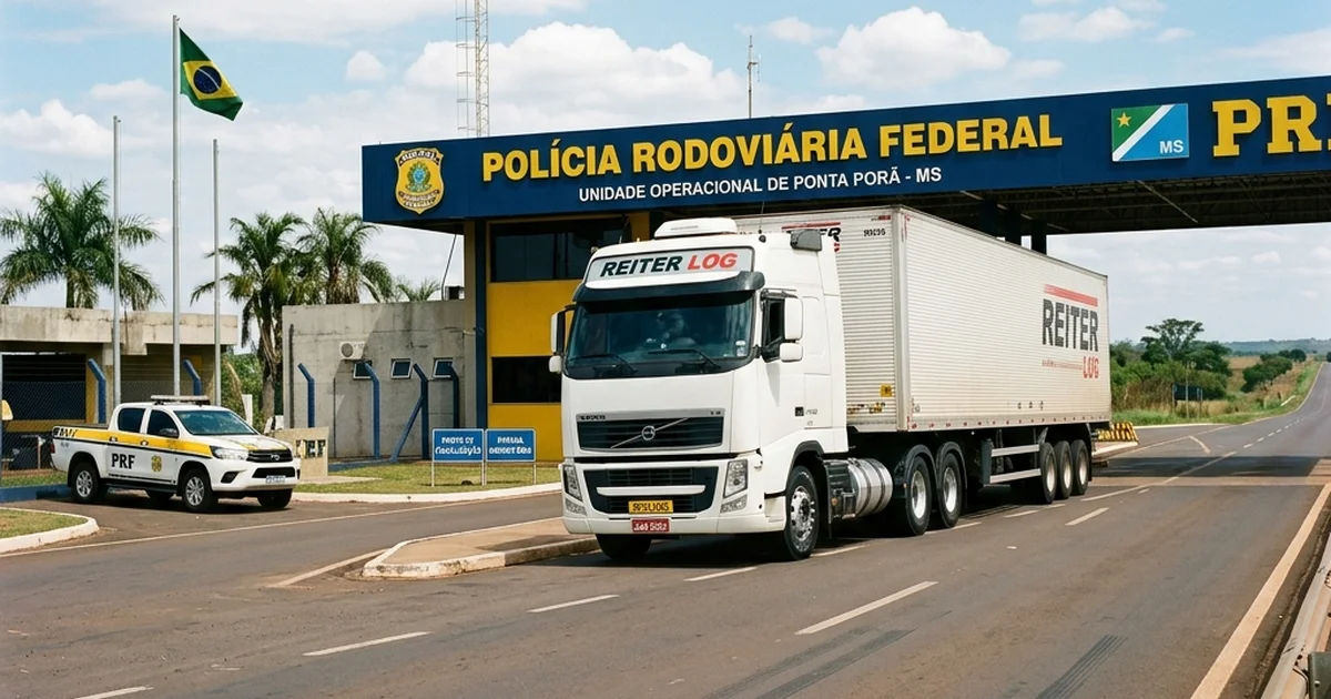Polícia Rodoviária Federal Intercepta Caminhão Volvo com 420 kg de Cocaína em Ponta Porã: Pai e Filho Presos