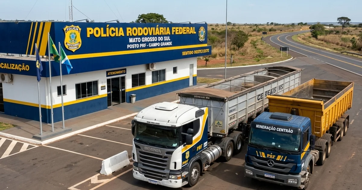 Megapreensão na BR-262: PRF Intercepta 3,5 Toneladas de Drogas Ocultas em Cargas de Calcário em Campo Grande (MS)