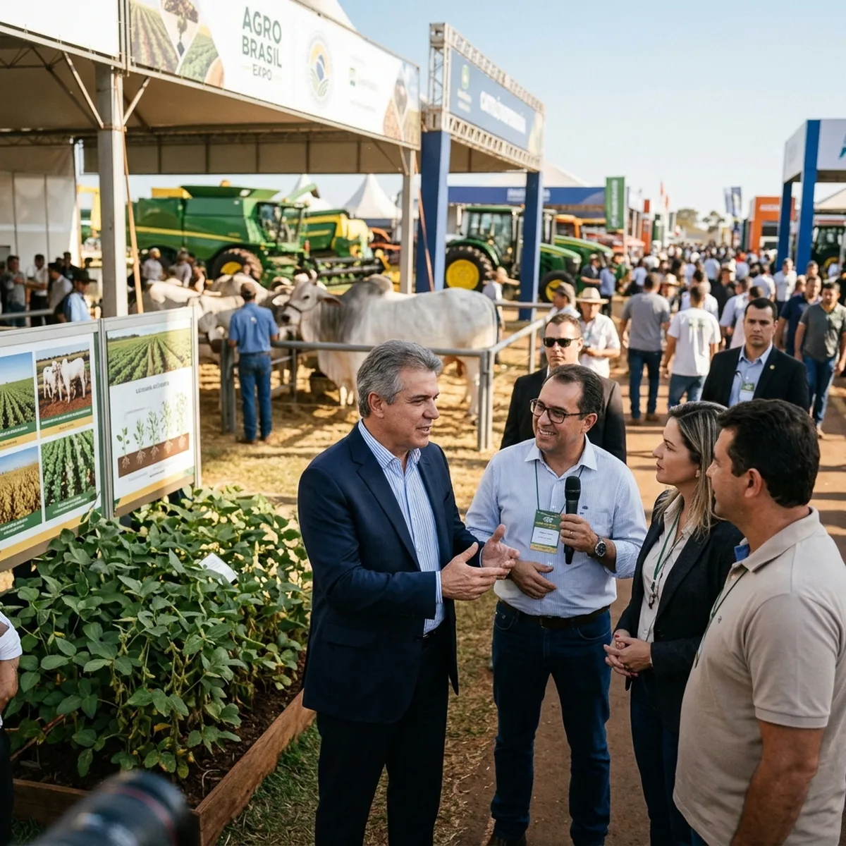 Azambuja entrega diagnóstico do agro a Flávio Bolsonaro e cobra infraestrutura