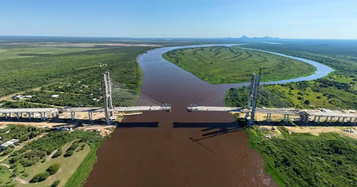 Ponte da Rota Bioceânica em Porto Murtinho deve ser concluída em 31 de maio de 2026