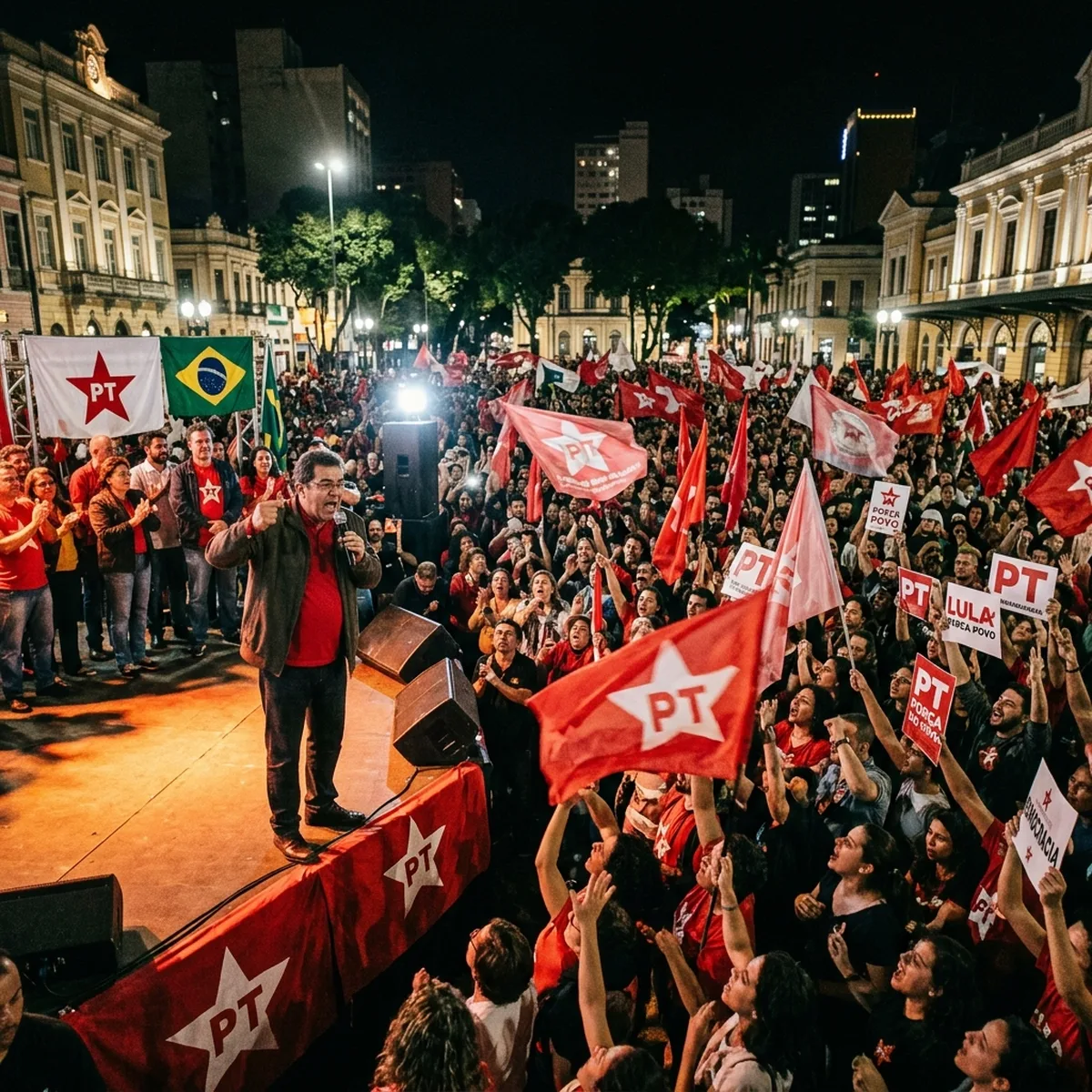 Edinho Silva vem a MS montar palanque do PT para eleições de 2026